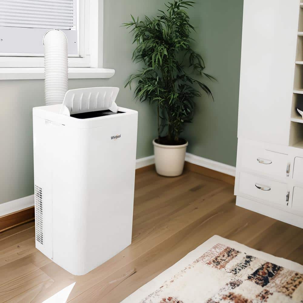 Whirlpool 14,000 BTU White Portable Air Conditioner with Heater and Remote