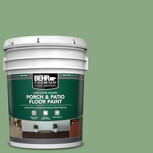 5 gal. #M400-5 Baby Spinach Low-Lustre Enamel Interior/Exterior Porch and Patio Floor Paint