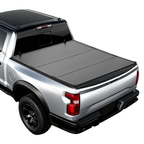 Hard Tri-Fold Truck Bed Tonneau Cover, Compatible with 2019-2024 Dodge Ram 1500, Waterproof Folding Truck Cover