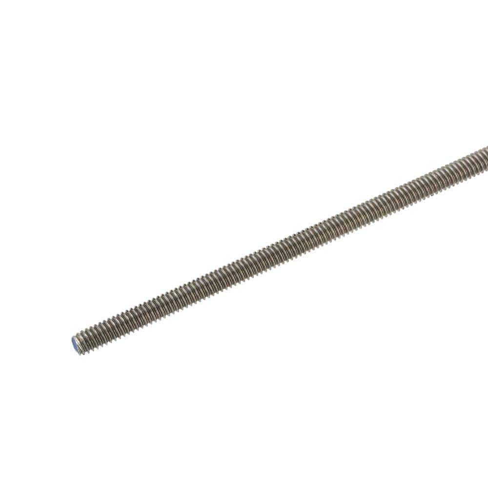 1/4" UNC 304 Stainless Steel Threaded Rod x 3 Ft Allthread 