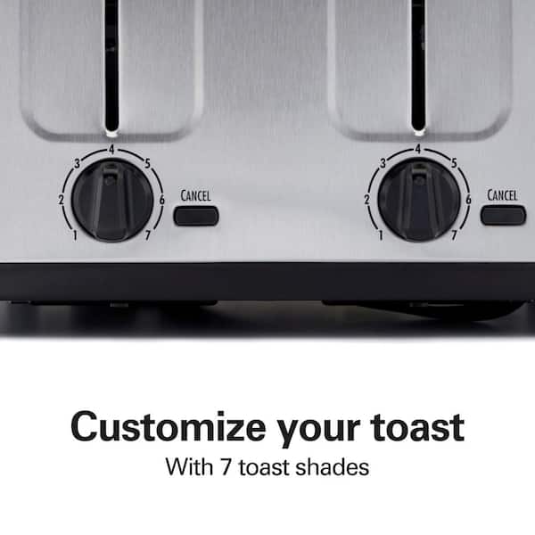 Hamilton Beach 24810 4-Slice Long Slot Keep Warm Toaster