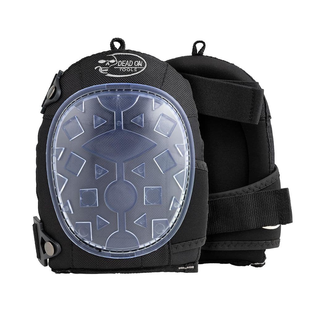 Professional GelDOME No Rock Gel Hard Cap Swivel Slider Knee Pads with Gel 