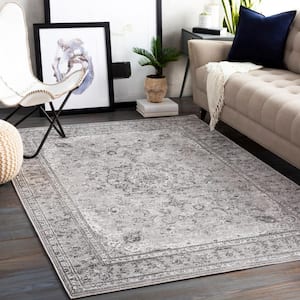 Alarie Charcoal 5 ft. 3 in. x 7 ft. 3 in. Area Rug