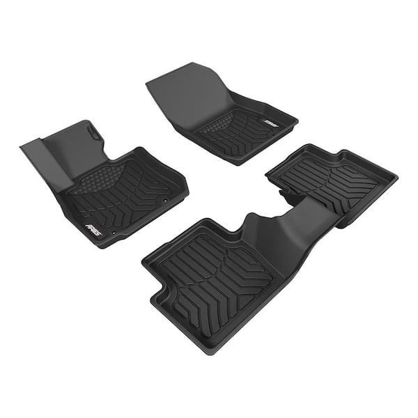 Aries StyleGuard XD Black Custom Heavy Duty Floor Liners, Select Mazda CX-3, 1st and 2nd Row