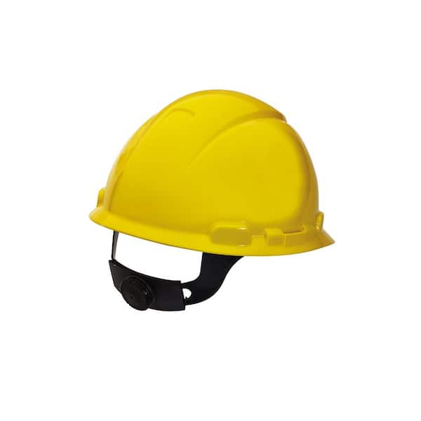 3M Yellow Non-Vented Hard Hat with Ratchet Adjustment CHH-R-Y6