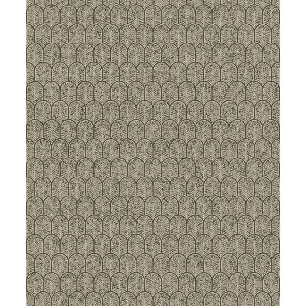 Lustre Collection Bronze Geometric Arch Metallic Finish Paper on Non-woven 