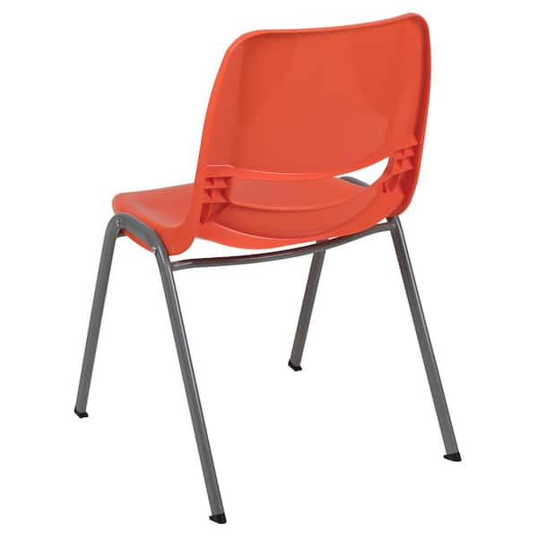 plastic chair orange