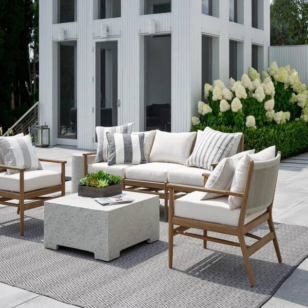 Diamond Handwoven Graphite/Ivory 8 ft. x 10 ft. Outdoor Area Rug