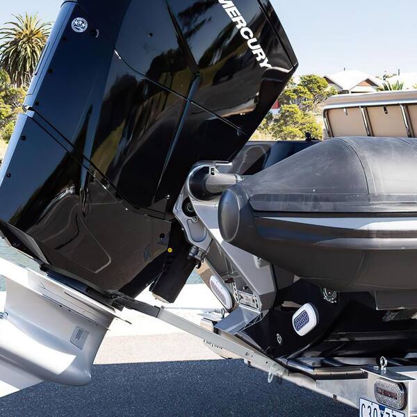 aluminum fishing boat transom track accessories SKYSHALO Transom Saver, 24-36 in. Adjustable Boat Transom Saver with Heavy-Duty Head, Corrosion-Resistant Easy-to-Install