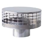 Guard Liner Top 8 in. Round Fixed Stainless Steel Chimney Cap