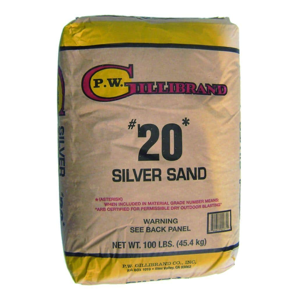 Silica Sand White 100 lb Bag