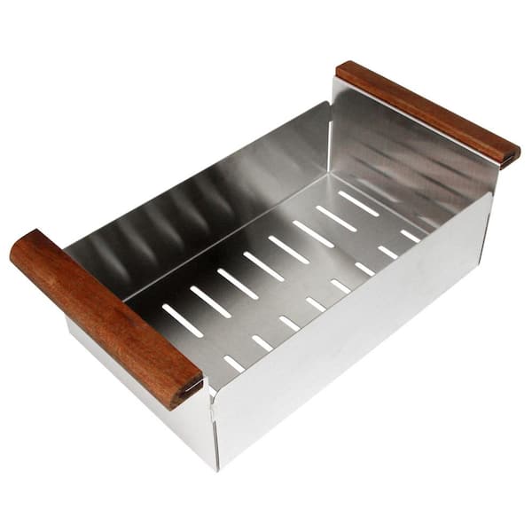 Kingsman Hardware 27.5-in L x 15.75-in W Stainless Steel Cutting Board at
