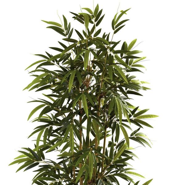 Nearly Natural 75 in. Green Bamboo Artificial Tree in Handmade Natural Jute  and Cotton Planter T2979 - The Home Depot