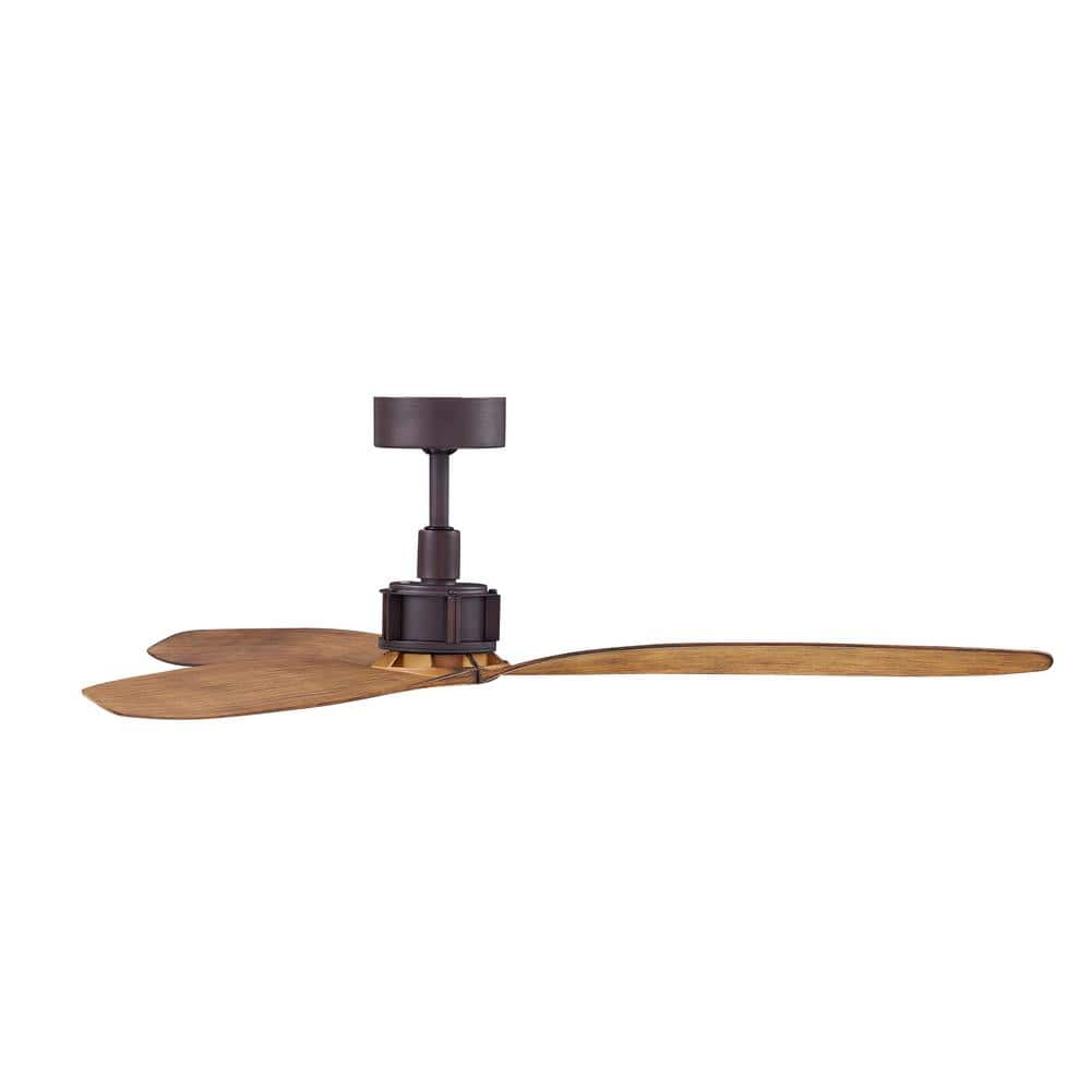 Viceroy Urban Edge 52'' Oil Rubbed Bronze and Dark Koa Ceiling Fan with Remote