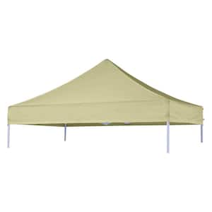 USA Pop Up Replacement 8 ft. x 8 ft. Canopy Tent Top Cover, Instant Ez Canopy Top Cover (beige)