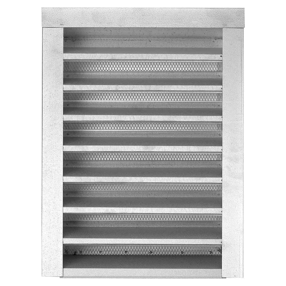 Gibraltar Building Products 14 in. x 24 in. Rectangular Silver