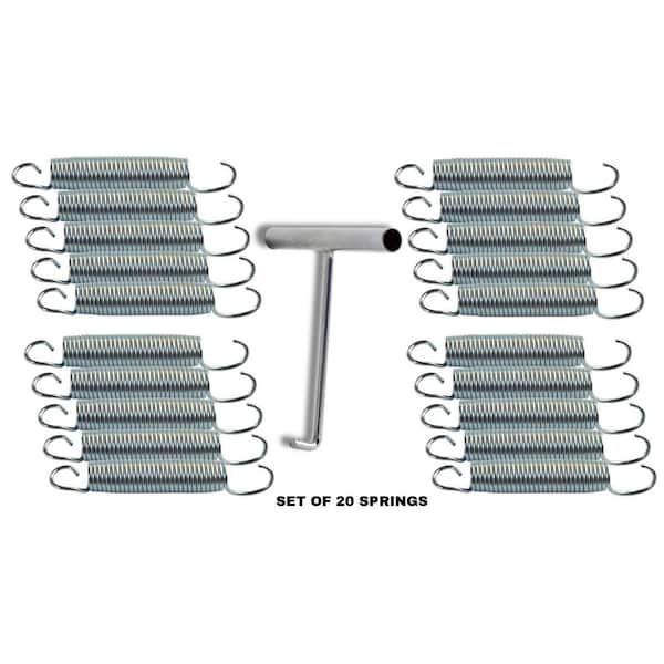 7 in. Galvanized Spring for Trampoline (Set of 20)
