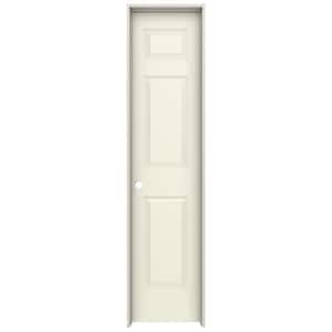 18 in. x 80 in. Colonist Vanilla Painted Right-Hand Smooth Molded Composite Single Prehung Interior Door