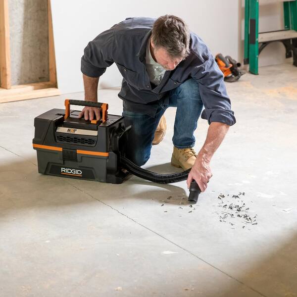 RIDGID Wet Dry Vac Filter Kit with Fine Dust Pleated Paper