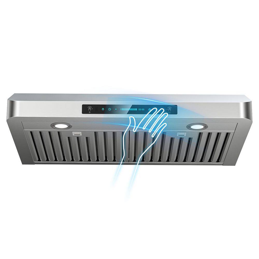30 in. 900 CFM Ducted Under Cabinet Range Hood in Stainless with 3-Venting Options, Touch and Gesture Control, Remote price history on PriceWatchPro