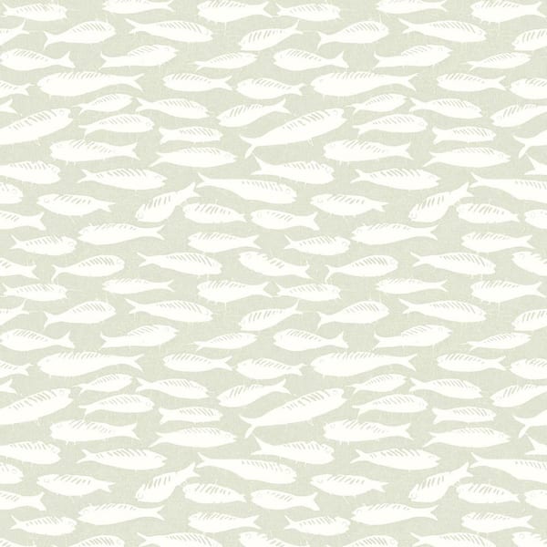 Chesapeake Nunkie Sage Sardine Wallpaper