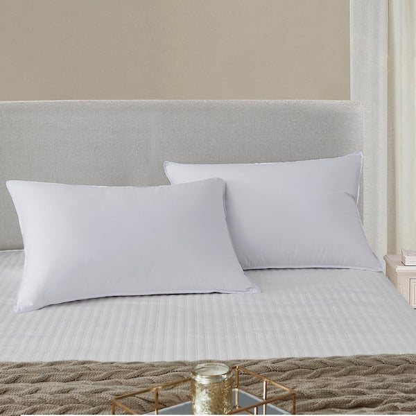 SCOTT LIVING 225 Thread Count Tencel Blend Medium Density Side Sleepers King Pillow (2-Pack)