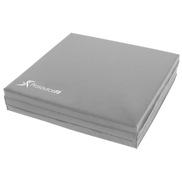 ProSource Tri-Fold Folding Thick Exercise Mat 6x4 with Carrying Handles for Tumb