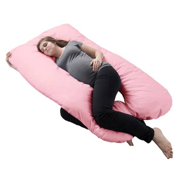 U-Shaped 61 x 38 in Throw Pillow Cover