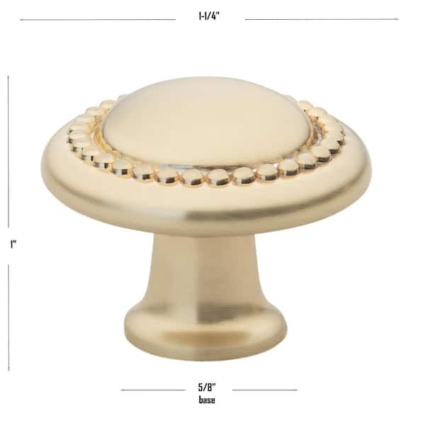 Vintage Brass Round Knobs With Back Plates Set Of 4 / Decorative Two Tone Metal Drawer Pulls With Fancy Backplates Cabinet Door Hammered 2 - View #9