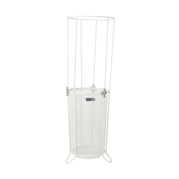 Mind Reader White Metal Umbrella Stand