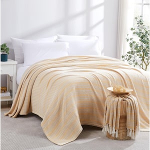 Agadir Gold 100% Cotton King Blanket