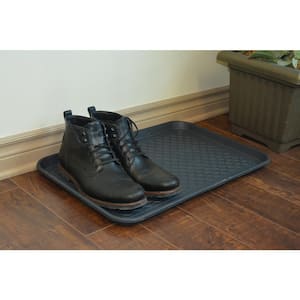 Techo Boot Classic Black 16 in. x 24 in. Polypropylene Multi-Purpose Boot Tray (3 - Pack)