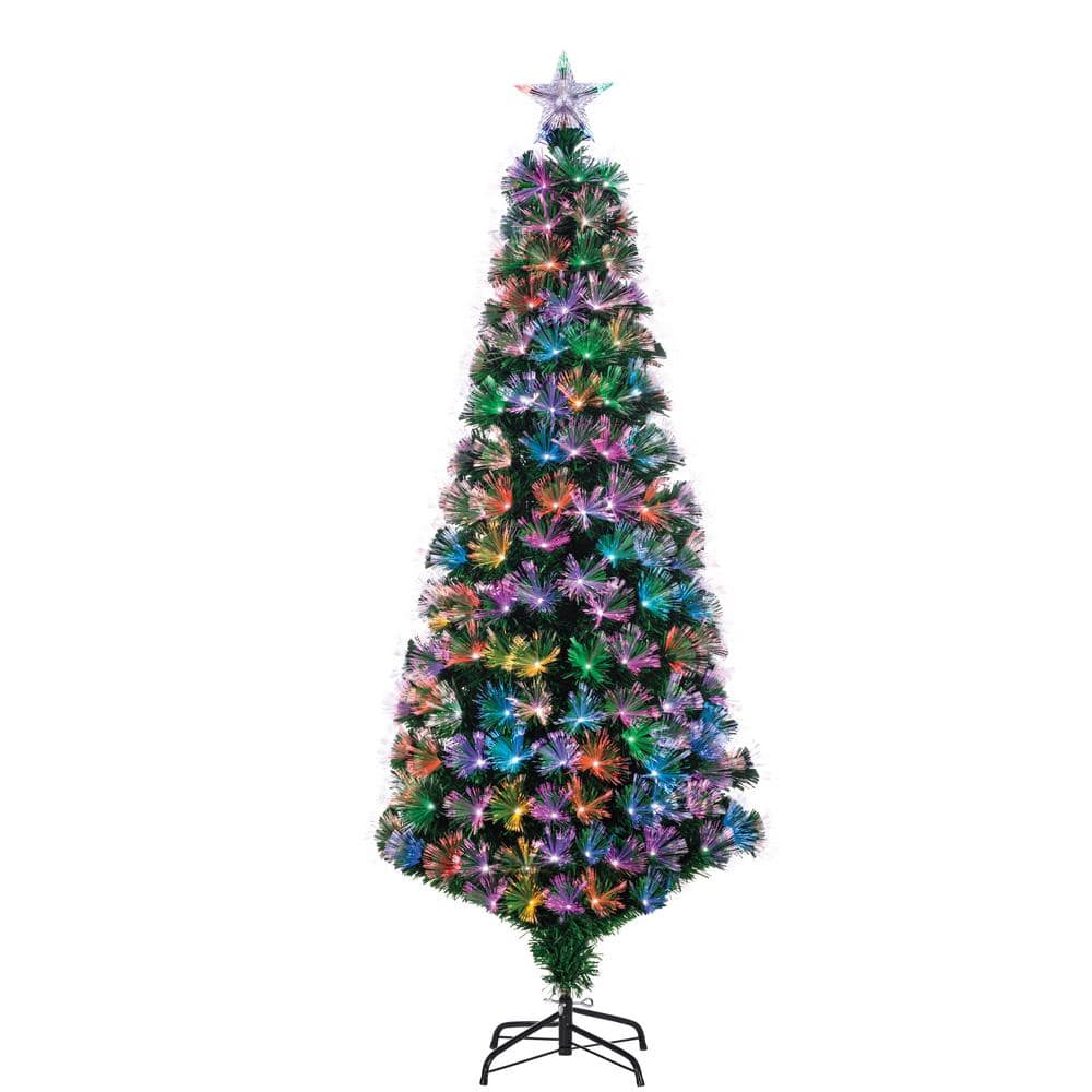 Small fibre store optic christmas tree