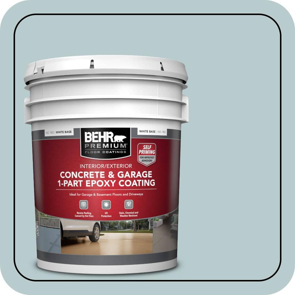 5 gal. #MQ3-54 Dayflower Self-Priming 1-Part Epoxy Satin Interior/Exterior Concrete and Garage Floor Paint price history on PriceWatchPro