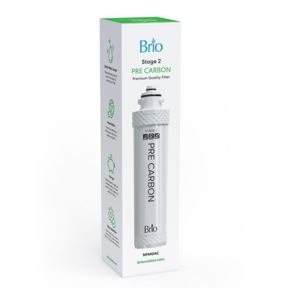 Brio White Carbon Replacement Water Filter Cartridge