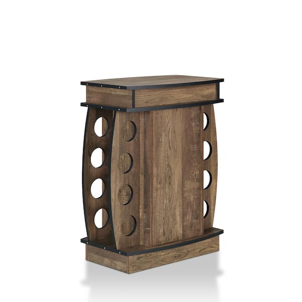 Vino 8-Bottle Oak Wine Rack