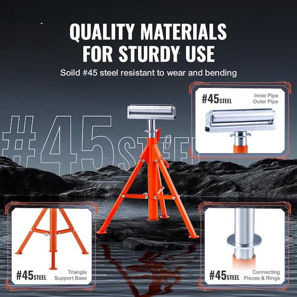 SKYSHALO Roller Stand, Heavy Duty 2500 LBS. Load Capacity 27.6 in