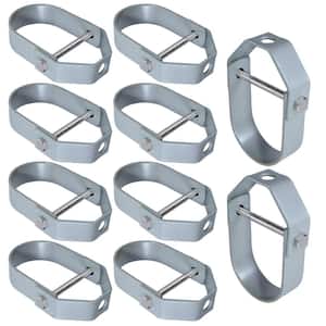 1-1/4 in. Clevis Hanger for Vertical Pipe Support in Light-Duty Epoxy Coated Steel (10-Pack)
