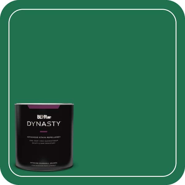 BEHR DYNASTY 1 qt. #470B-7 Climbing Ivy Eggshell Enamel Interior Stain-Blocking Paint & Primer