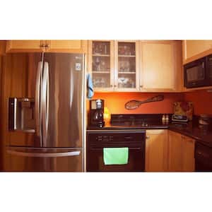 12 in. x 16 in. Multi-Colored Microfiber Cleaning Cloths (12-Pack)