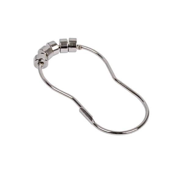 Utopia Alley Roller Shower Hook in Chrome HK2SS The Home Depot