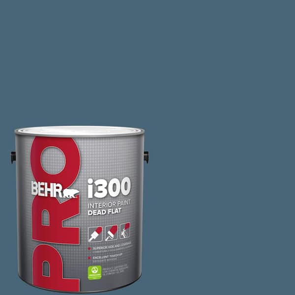 BEHR PRO 1 gal. #HDC-WR15-6 Winter Evening Dead Flat Interior Paint