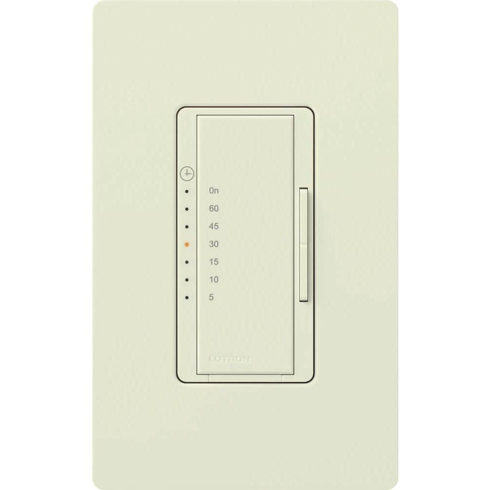 Maestro Countdown Timer Switch for Fans and Lights, 3A Fan/150W LED, Single-Pole/Multi-Location, Biscuit (MA-T51MN-BI) price history on PriceWatchPro