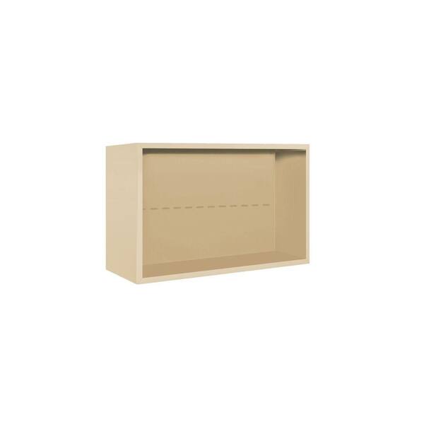 Salsbury Industries 3800 Series Surface Mounted Enclosure for Salsbury 3705 Double Column Unit in Sandstone