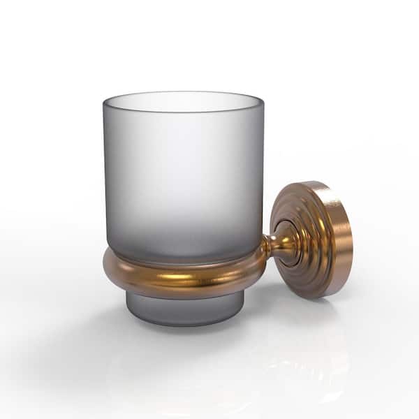 Allied Brass Waverly Place Collection Wall Mounted Tumbler Holder/Toothbrush Holder in Brushed Bronze