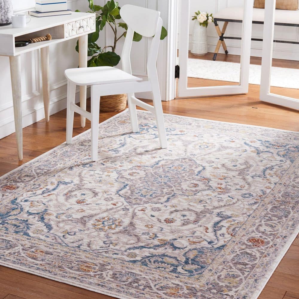 Olympia 8 ft. x 10 ft. Gray/Ivory Oriental Border Area Rug price history on PriceWatchPro