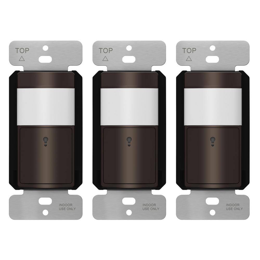 TOPGREENER 1.25 Amp Single Pole Motion Sensor Switch, No Neutral