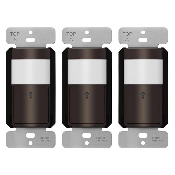 TOPGREENER 1.25 Amp Single Pole Motion Sensor Switch, No Neutral