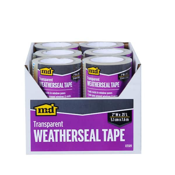 M-D Building Products 48 in. x 25 ft. 4 Mil Clear Vinyl Sheeting  Weatherstrip 04770 - The Home Depot