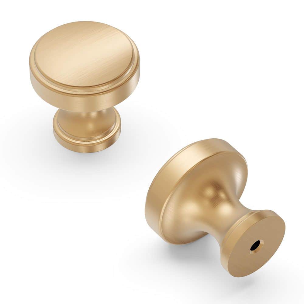 Brownstone Collection Knob 1-1/4 in. Dia Champagne Bronze Finish Round Knob price history on PriceWatchPro